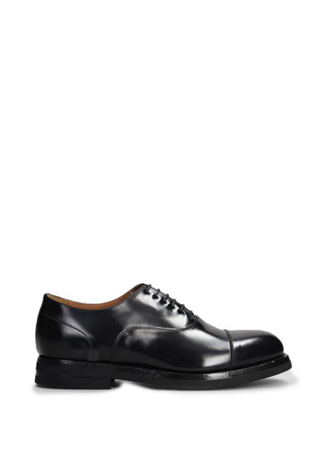 Black lace-up derby shoes Green George - men